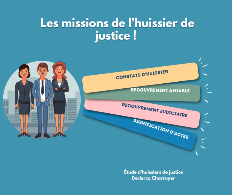 Missions de l'huissier de justice autour de Bagnolet en Seine Saint Denis 