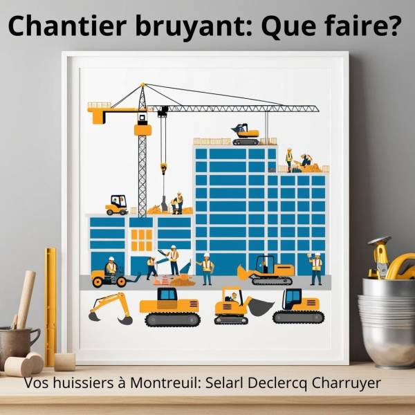 Chantier bruyant Montreuil