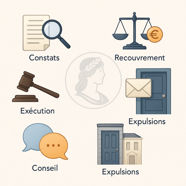 Activité de l'huissier de justice pour accompagner les entreprises