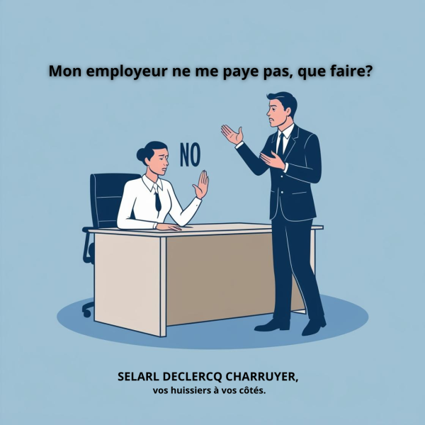 Mon employeur ne me paye plus Montreuil
