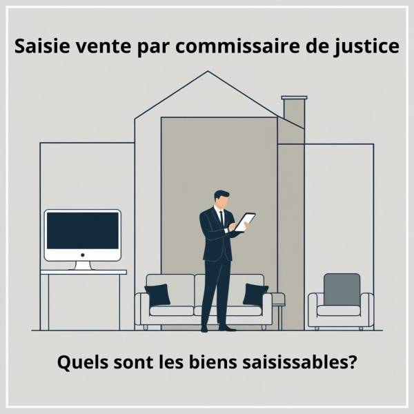 Les biens saisissables par un huissier à Romainville