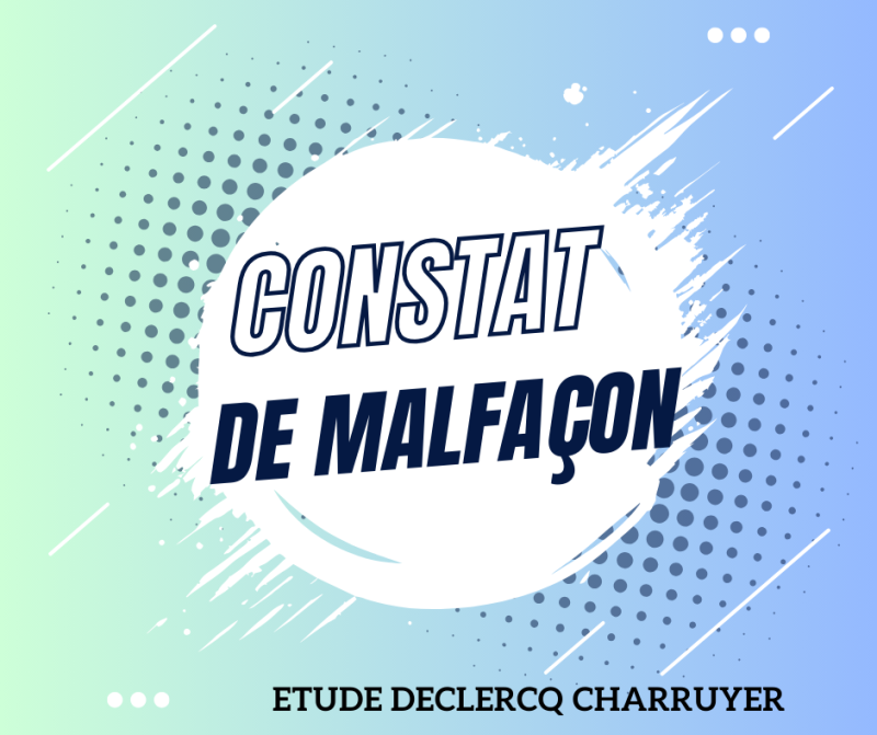 Constat malfaçons de travaux à Villemomble 93