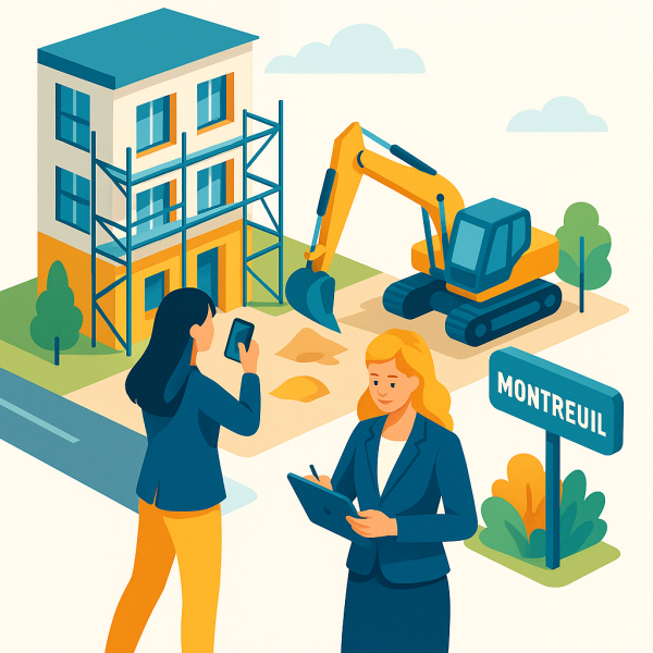 Commissaire de justice hyper réactif à Montreuil pour prouver 